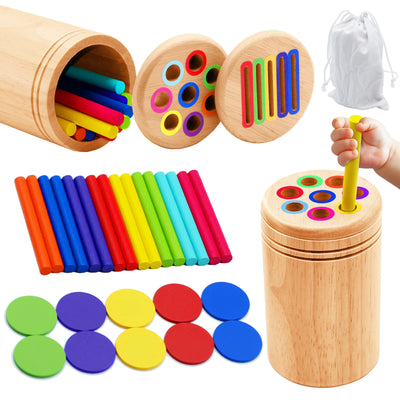 Jouet d'apprentissage en bois (2-5ans)